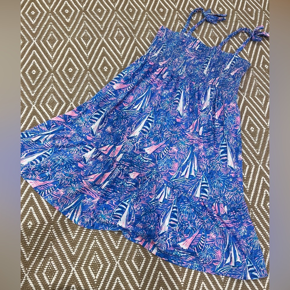 Girls Lilly Pulitzer Print Dress